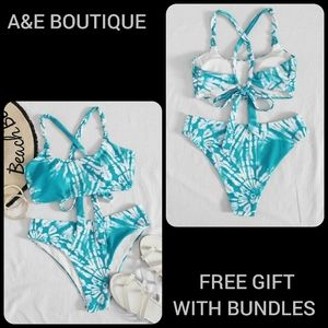 New tie dye bikini set
